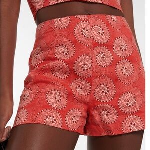 Staud Red Linen Shorts! Size 2